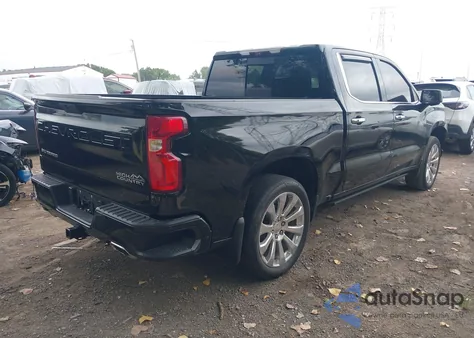 2021 Chevrolet Silverado 1500 4Wd Short Bed High Country z USA, uszkodzony, nr VIN 1GCUYHEL7MZ356037